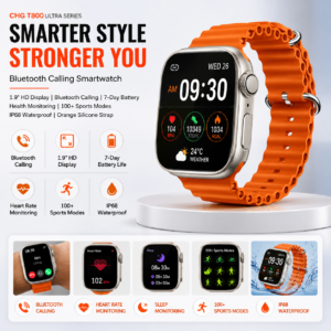 CHG T800 Ultra Smartwatch 49mm – 1.9" Display, 7-Day Battery