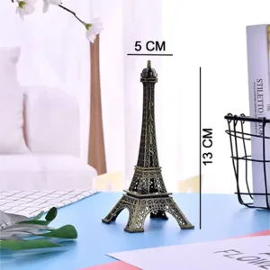 Antique Eiffel Tower Statue – 3D Metal Paris Home Decor