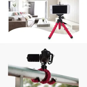 Mini Phone Tripod – Flexible Octopus Stand for Selfies