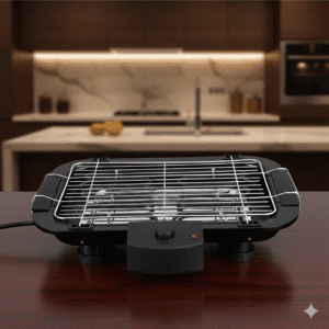2000W Electric BBQ Grill | Smokeless Indoor/Outdoor Barbecue with Adjustable Temp