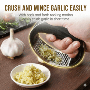 Effortless Garlic Press & Ginger Crusher - Premium Rocker