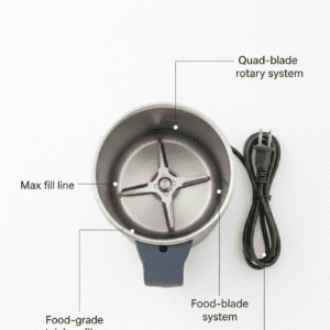Electric Coffee & Spice Grinder Machine for Home, Fine Powder Maker (300W)