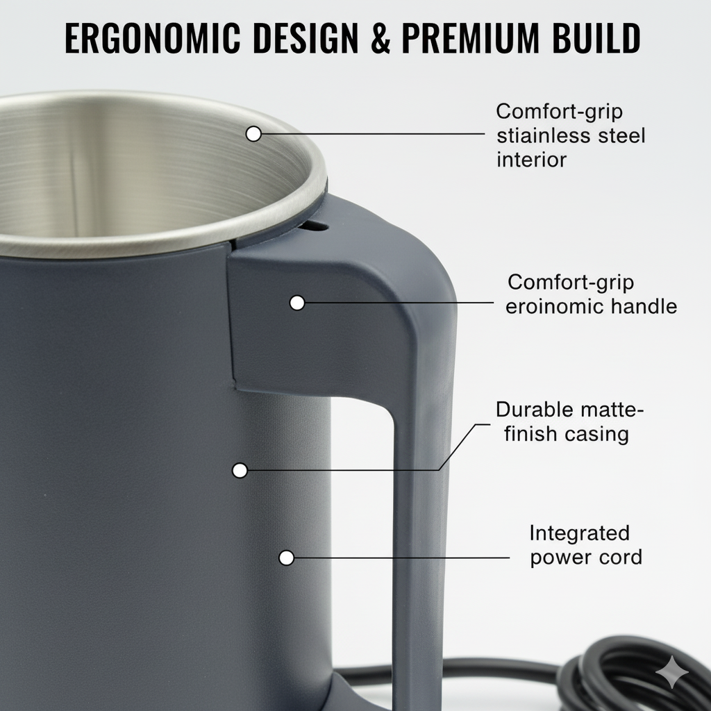 Electric Coffee & Spice Grinder Machine for Home, Fine Powder Maker (300W)