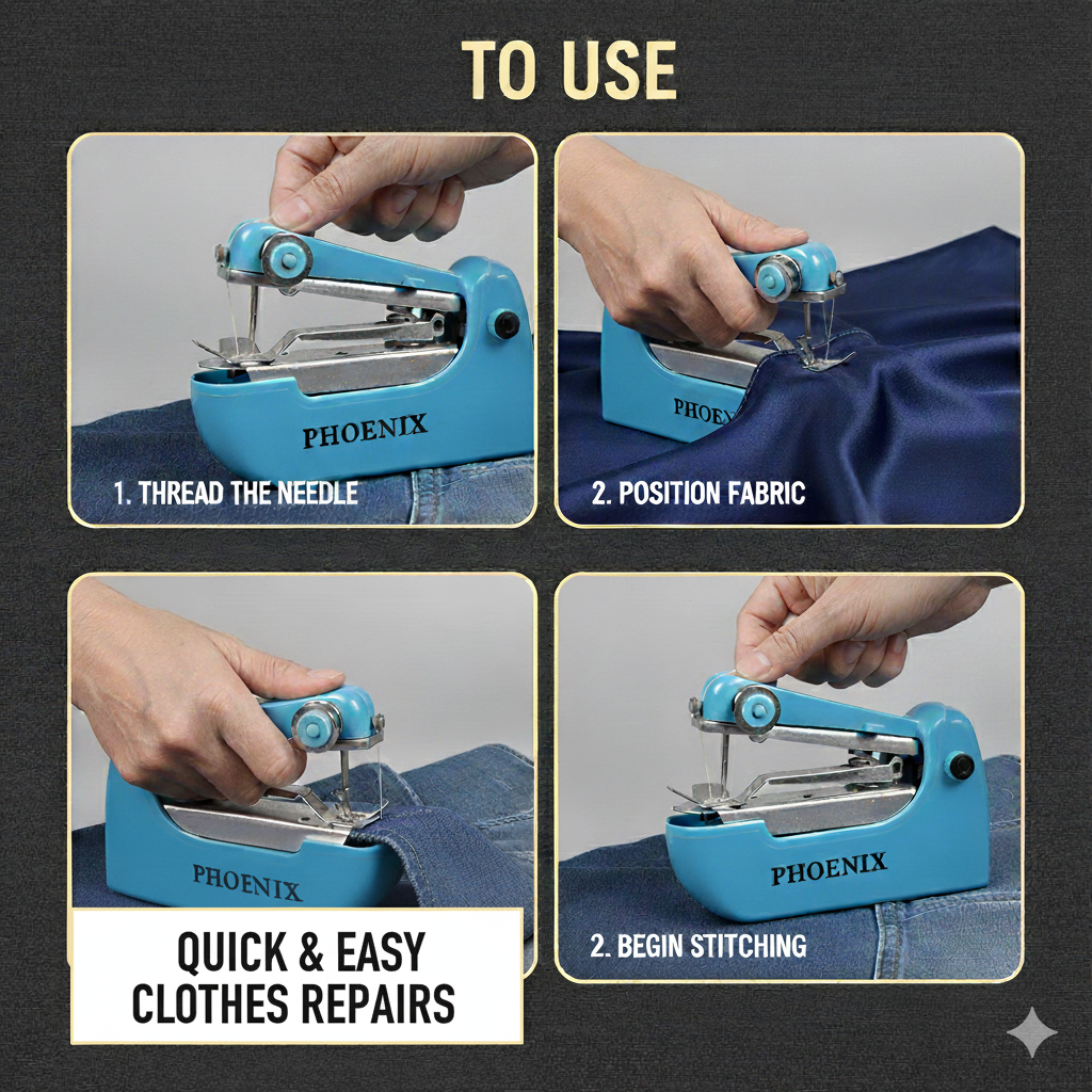 Quick Portable Mini Sewing Stapler | Cloth & Garment Fix
