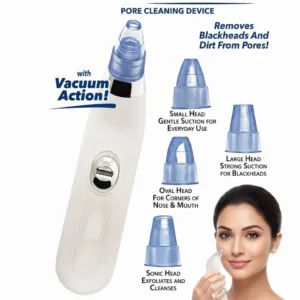 Blackhead Remover Vacuum: Pimple & Acne Suction Tool (4-in-1)