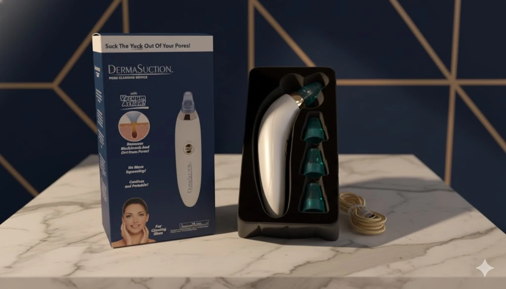 Blackhead Remover Vacuum: Pimple & Acne Suction Tool (4-in-1)
