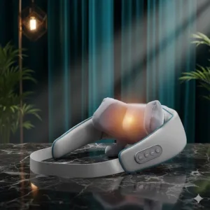 Rechargeable Electric Neck & Shoulder Massager with Heat | Deep Tissue Pain Relief Massager (1 Pc)