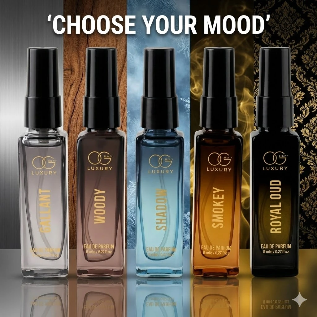 OG Luxury Men’s Perfume Gift Set – 5×8ml Long-Lasting EDP