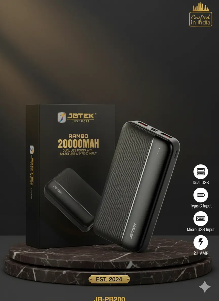 20000mAh Power Bank | Fast Portable Charger PB2000.