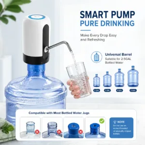 USB Charging Automatic Water Bottle Pump Dispenser