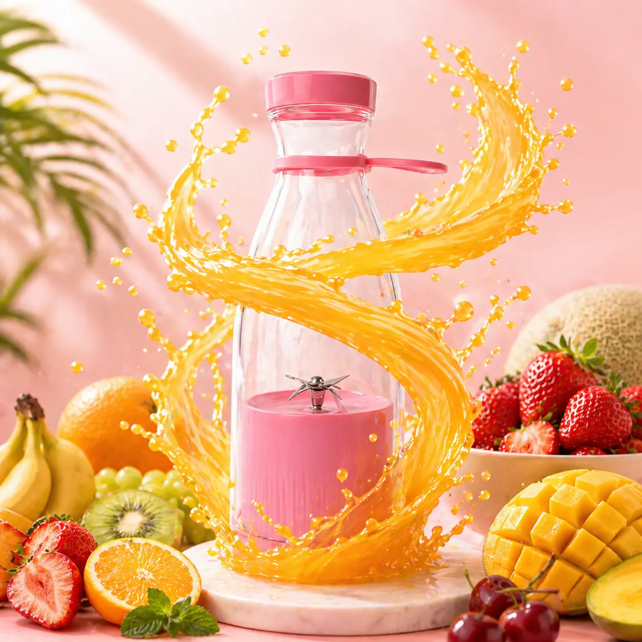 Buy Portable Blender Juicer for Smoothies & Juice 420ml for fresh juice, smoothies and shakes. Compact portable juicer for home, office and travel use.