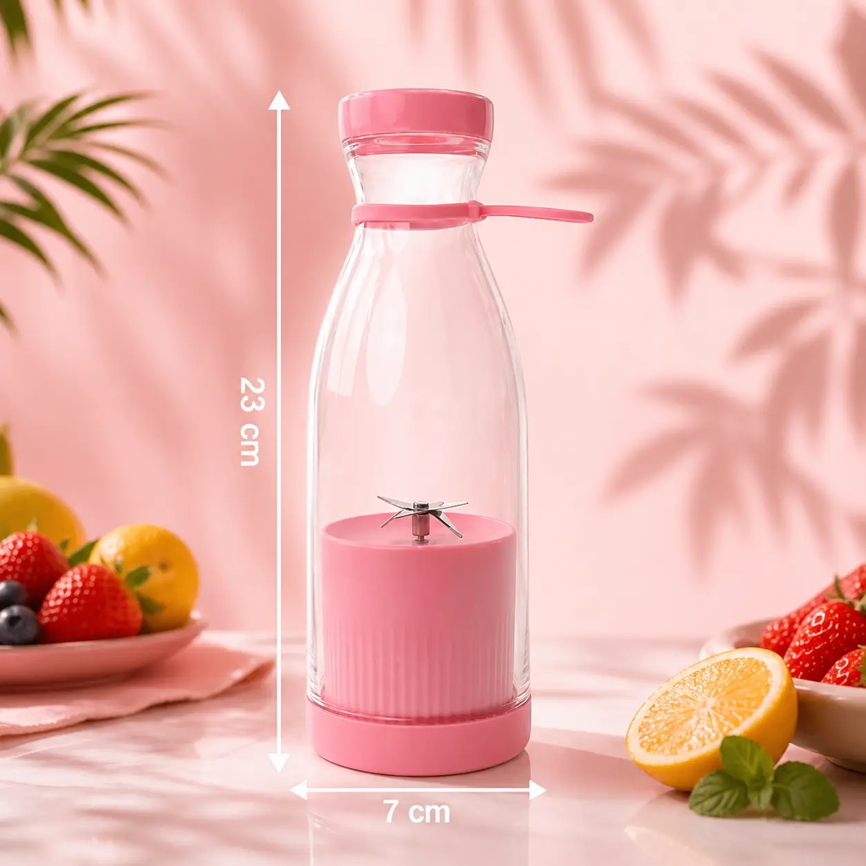 Buy Portable Blender Juicer for Smoothies & Juice 420ml for fresh juice, smoothies and shakes. Compact portable juicer for home, office and travel use.