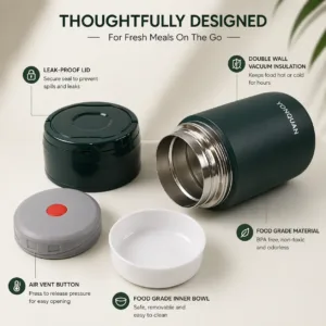 Customized Stainless Steel Vacuum Bottle 1000ml – Hot & Cold Flask
