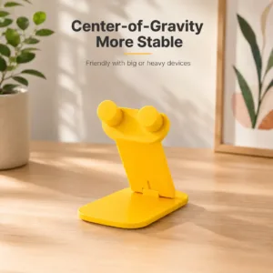 Adjustable Foldable Mobile Stand with Cute Cartoon Design