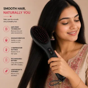 Electric Vibrating Hair Massager Comb for Scalp Relaxation
