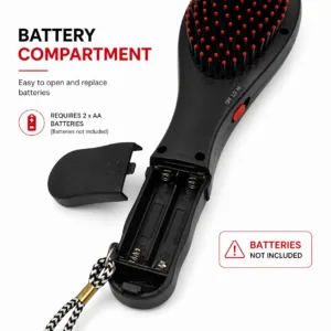 Electric Vibrating Hair Massager Comb for Scalp Relaxation