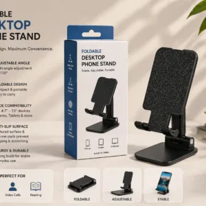 Foldable Adjustable Mobile Stand for Desk & Table