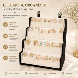 Korean Anti Tarnish Earrings Set for Women & Girls (12 Pairs)