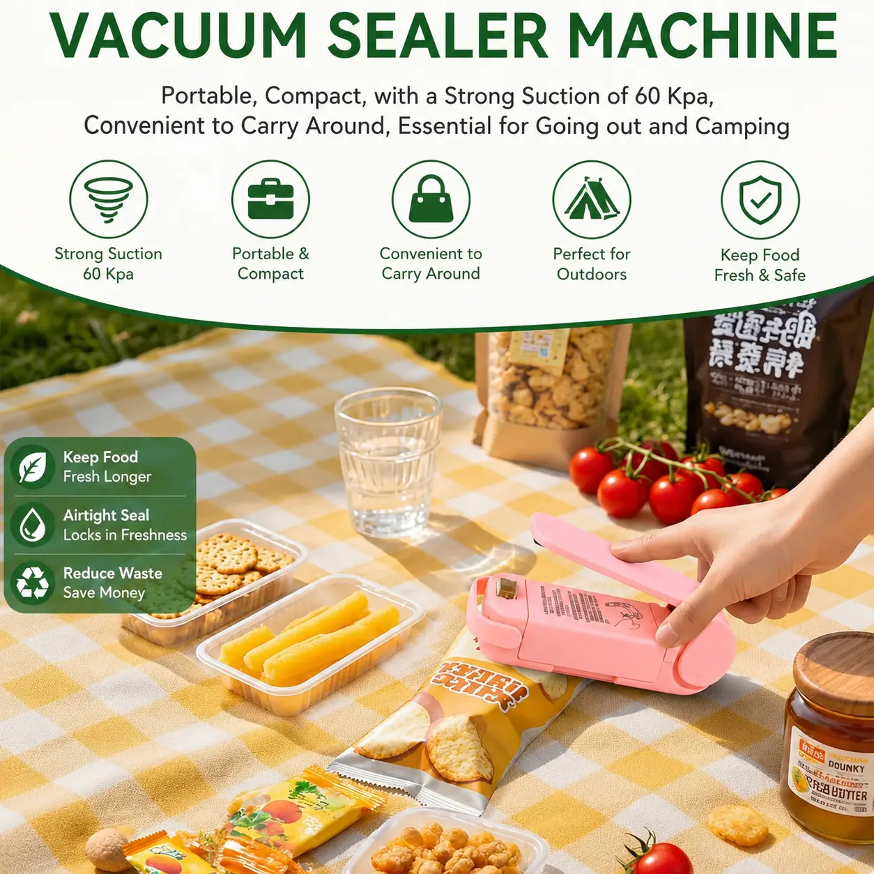 Portable Mini Plastic Bag Heat Sealer Machine