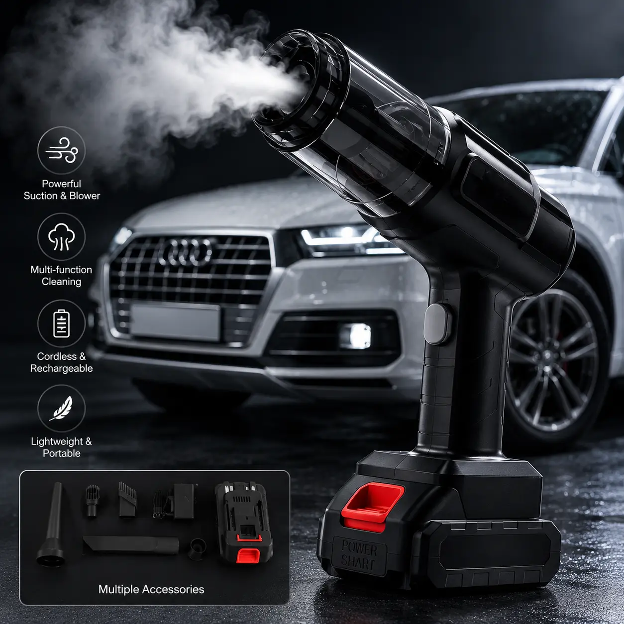 Wireless Handheld Vacuum Cleaner for Home & Car