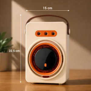 Buy Portable Air Cooling Fan with Humidifier & Display for cool airflow and refreshing mist. Mini air cooler fan for home, office and summer use.