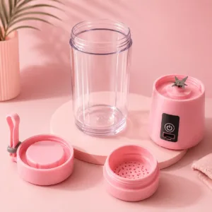 Portable USB Juicer Blender Cup with 6 Blades 380ML