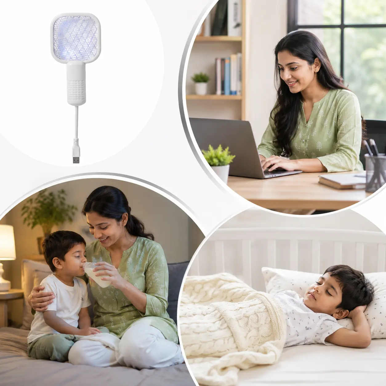 Rechargeable Electric Mosquito Killer Racket