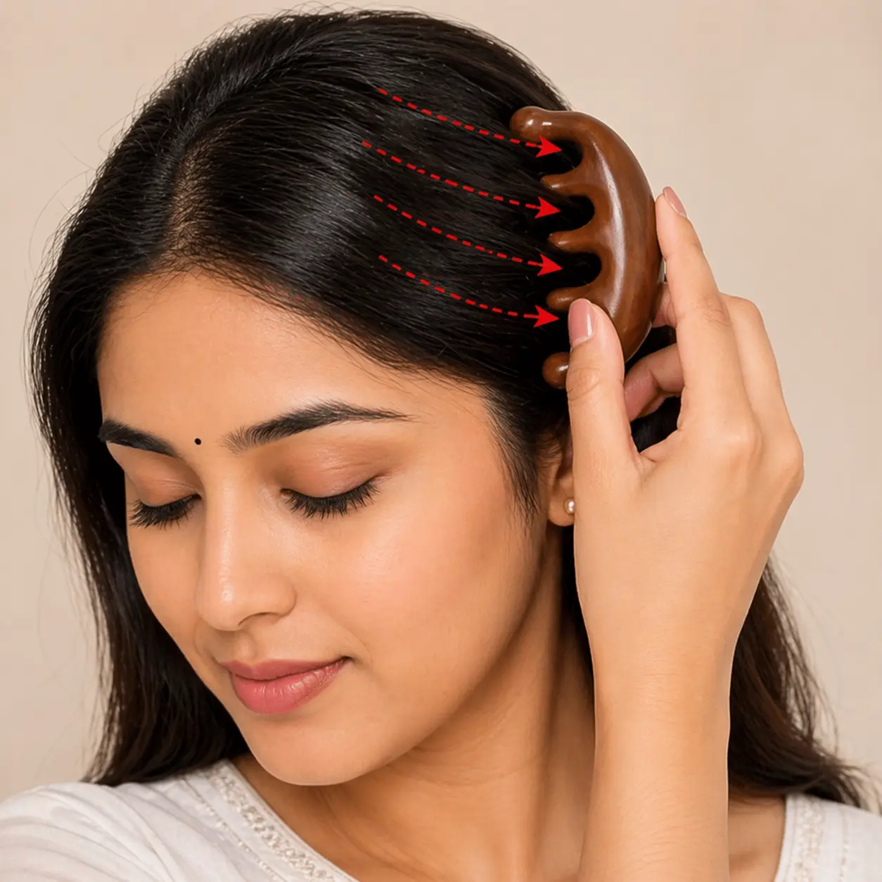 Manual Head Massager Comb for Scalp Relaxation