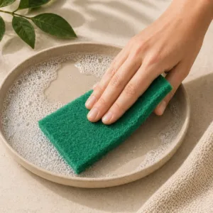 Scrub Sponge Cleaning Pads for Kitchen & Dish Cleaning (10PCS)
