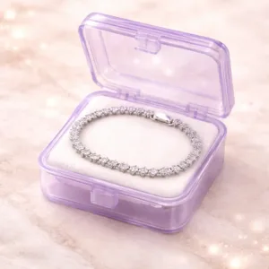Silver Plated AD Stone Bracelet for Women & Girls