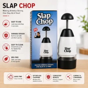 Hand Press Vegetable & Fruit Chopper – Manual Kitchen Cutter