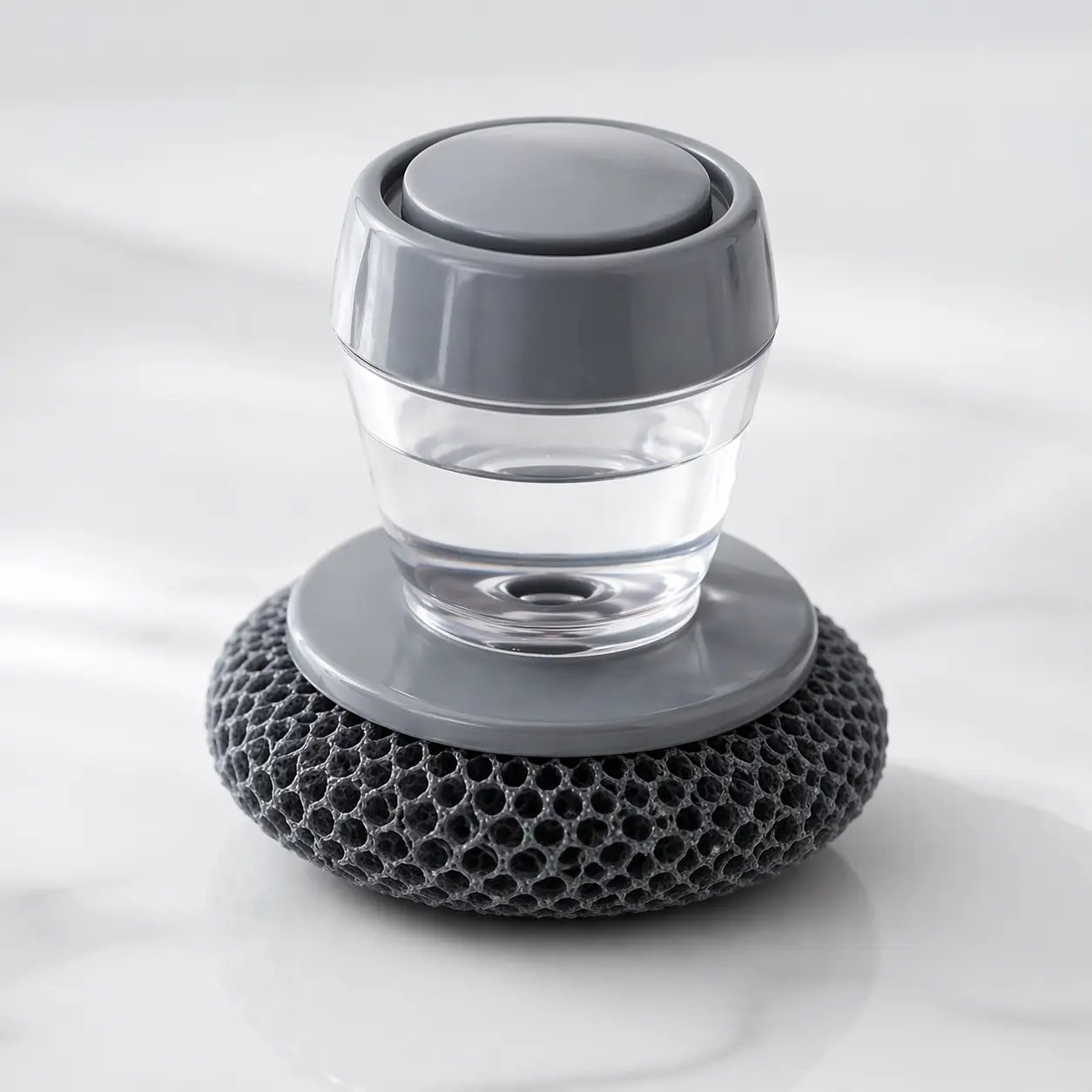 Soap Dispensing Dish Cleaning Brush for Kitchen Use
