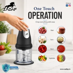 Electric Vegetable Chopper & Food Processor 850ML