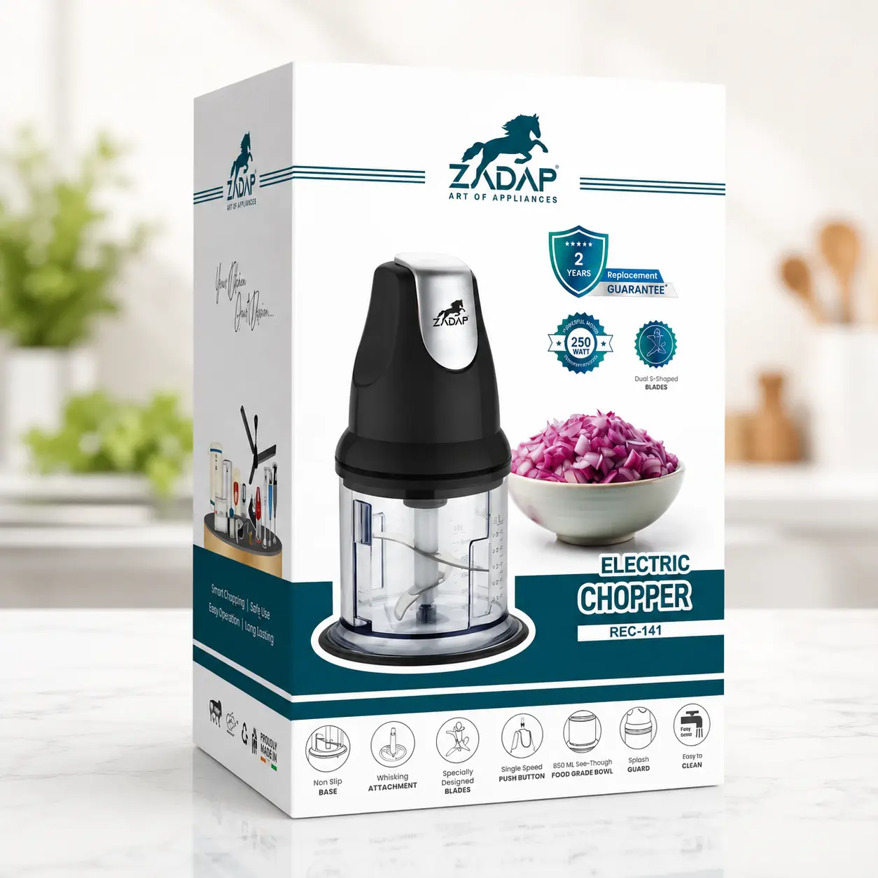 Electric Vegetable Chopper & Food Processor 850ML